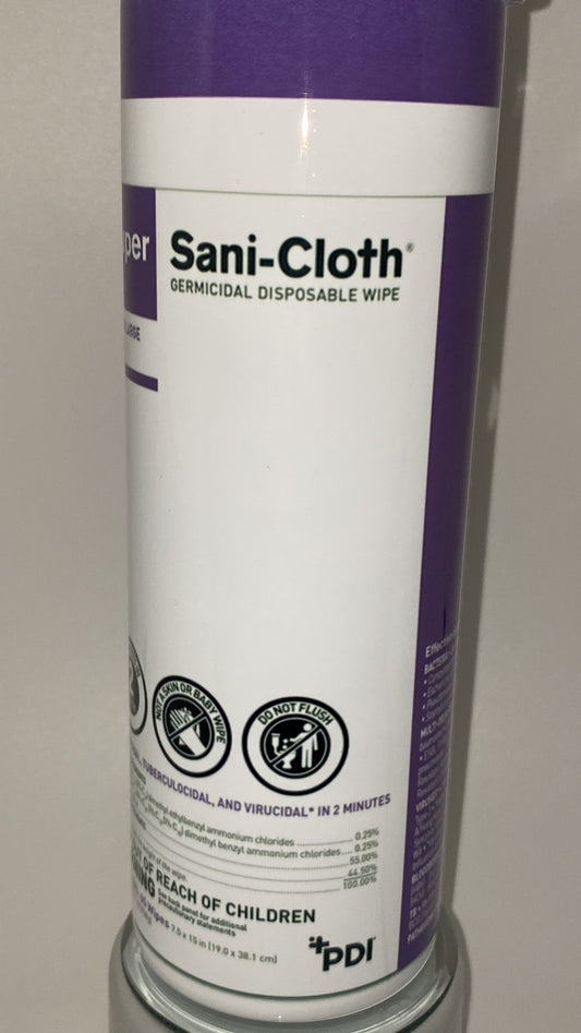 Sani Cloth Inspired 20 oz Tumbler Cup for HOT or COLD Drinks Nurse Gifts Water Bottle