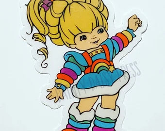 Rainbow Brite vintage 1980 sticker retro 1980s rainbow bright Stickers