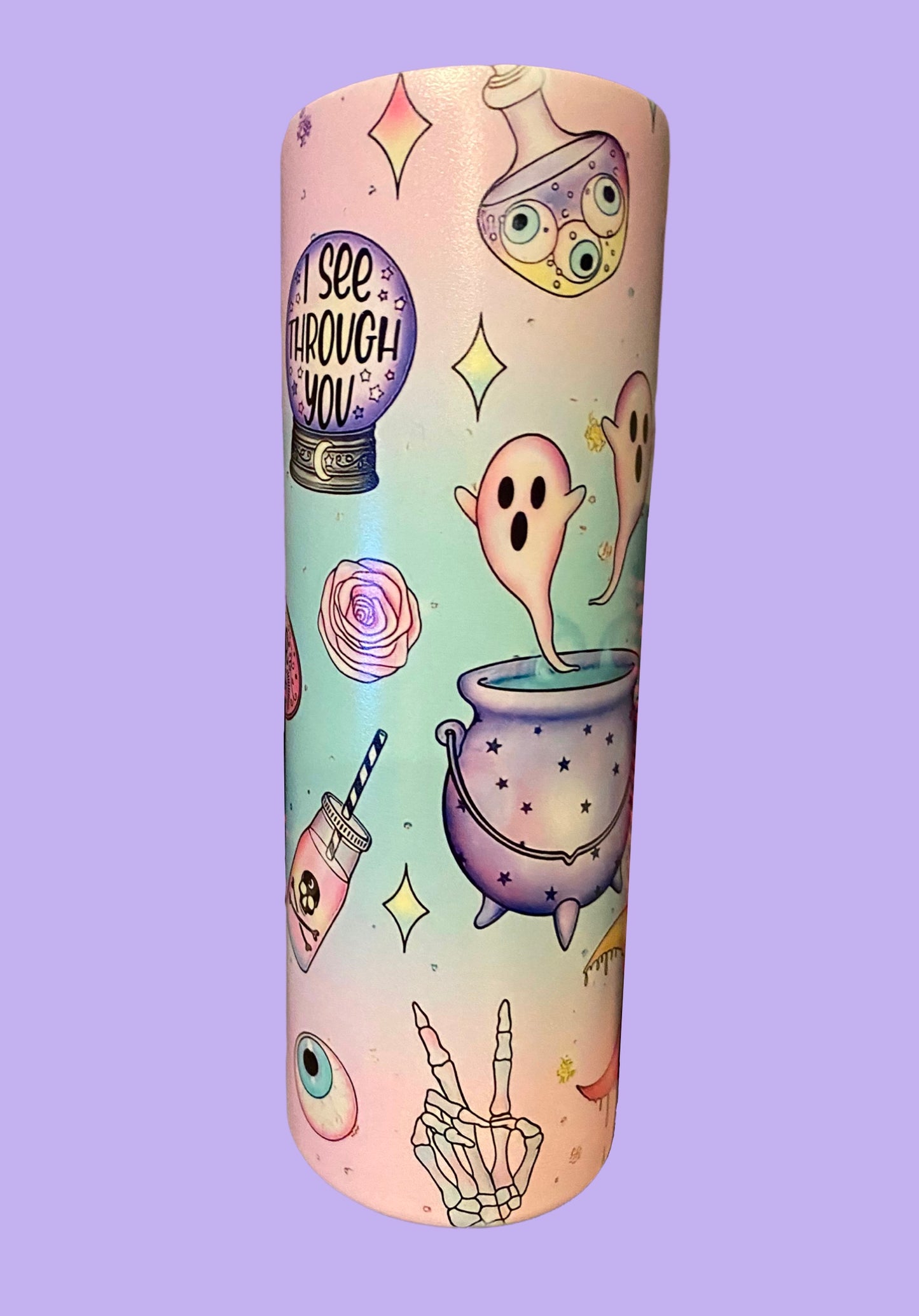 Witch Halloween Tumbler GLOW in the Dark Witchy Potion Cup