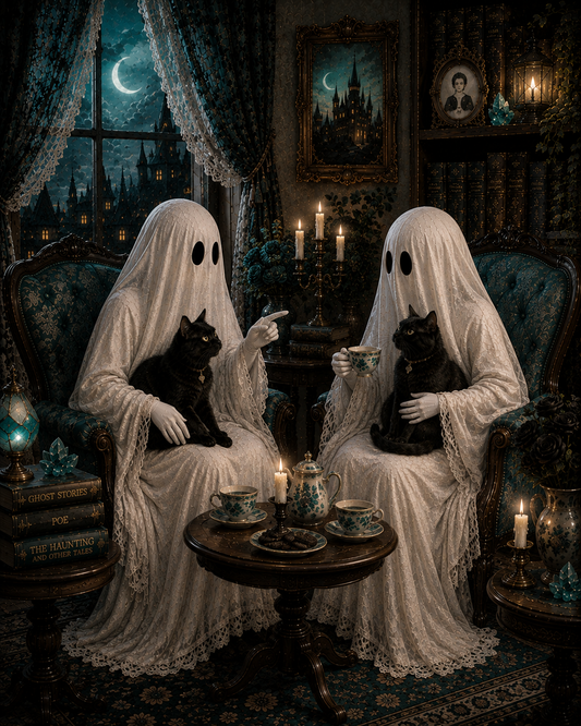 Ghost Gothic You Know It Victorian Halloween Picture Print