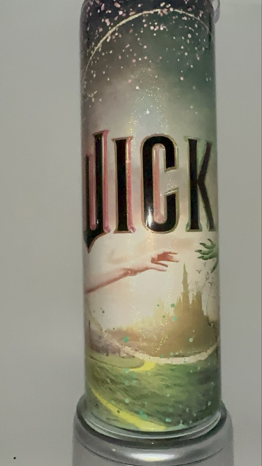 Wicked Movie HOLOGRAPHIC Elphaba Galinda 20 oz tumbler