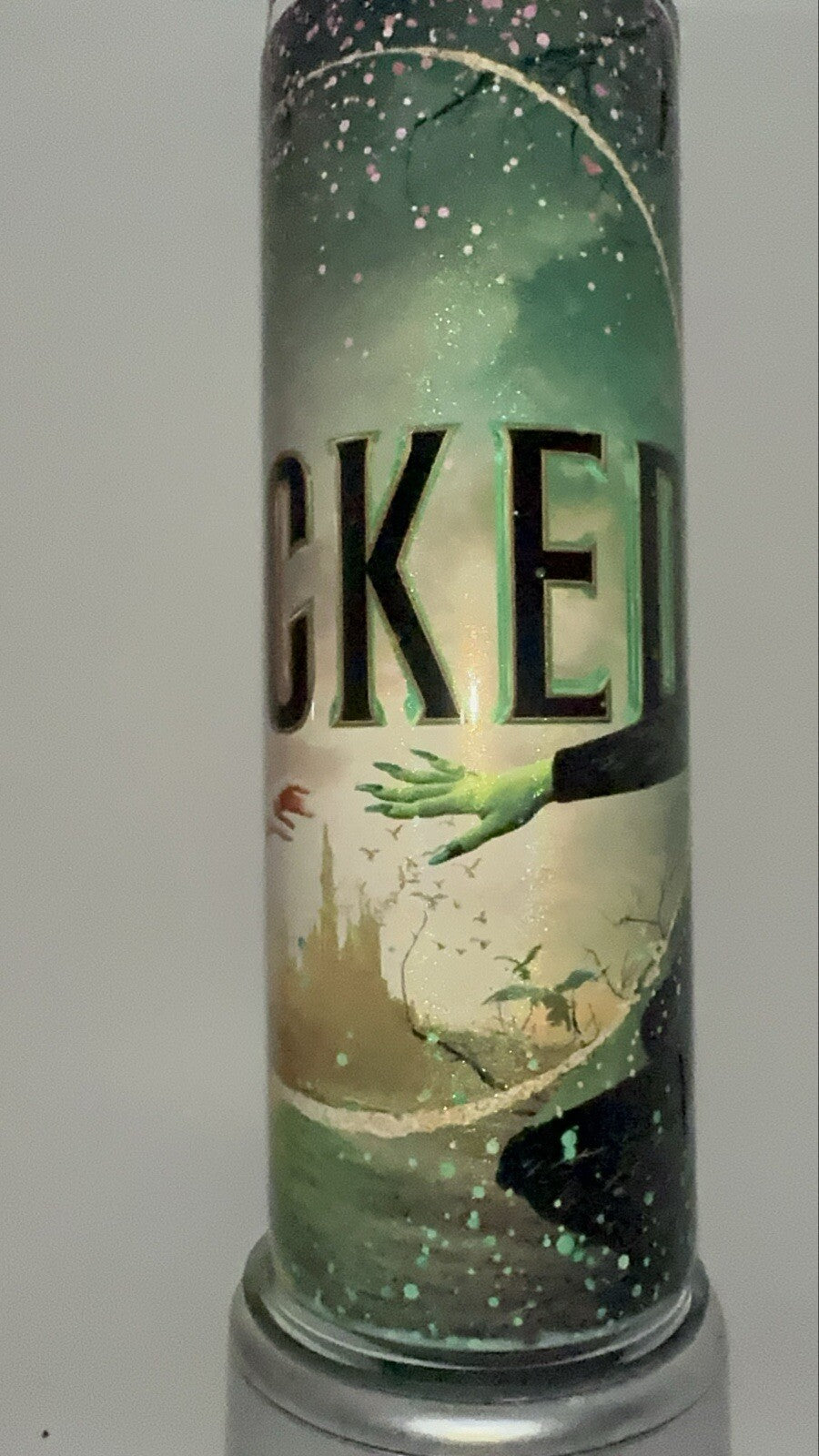 Wicked Movie HOLOGRAPHIC Elphaba Galinda 20 oz tumbler