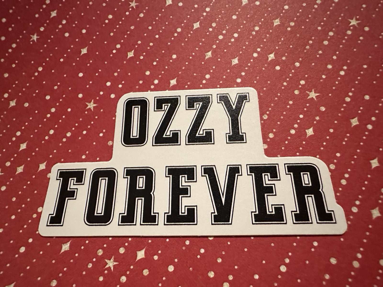 OZZY OSBOURNE Forever Sticker Permanent Decal