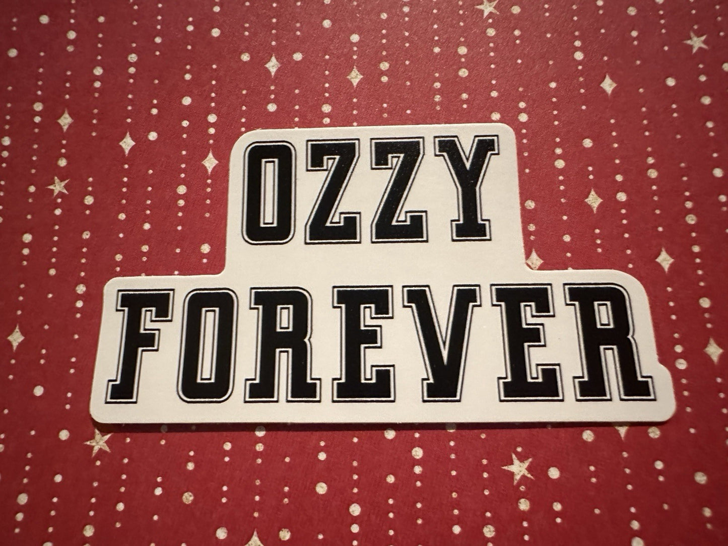 OZZY OSBOURNE Forever Sticker Permanent Decal