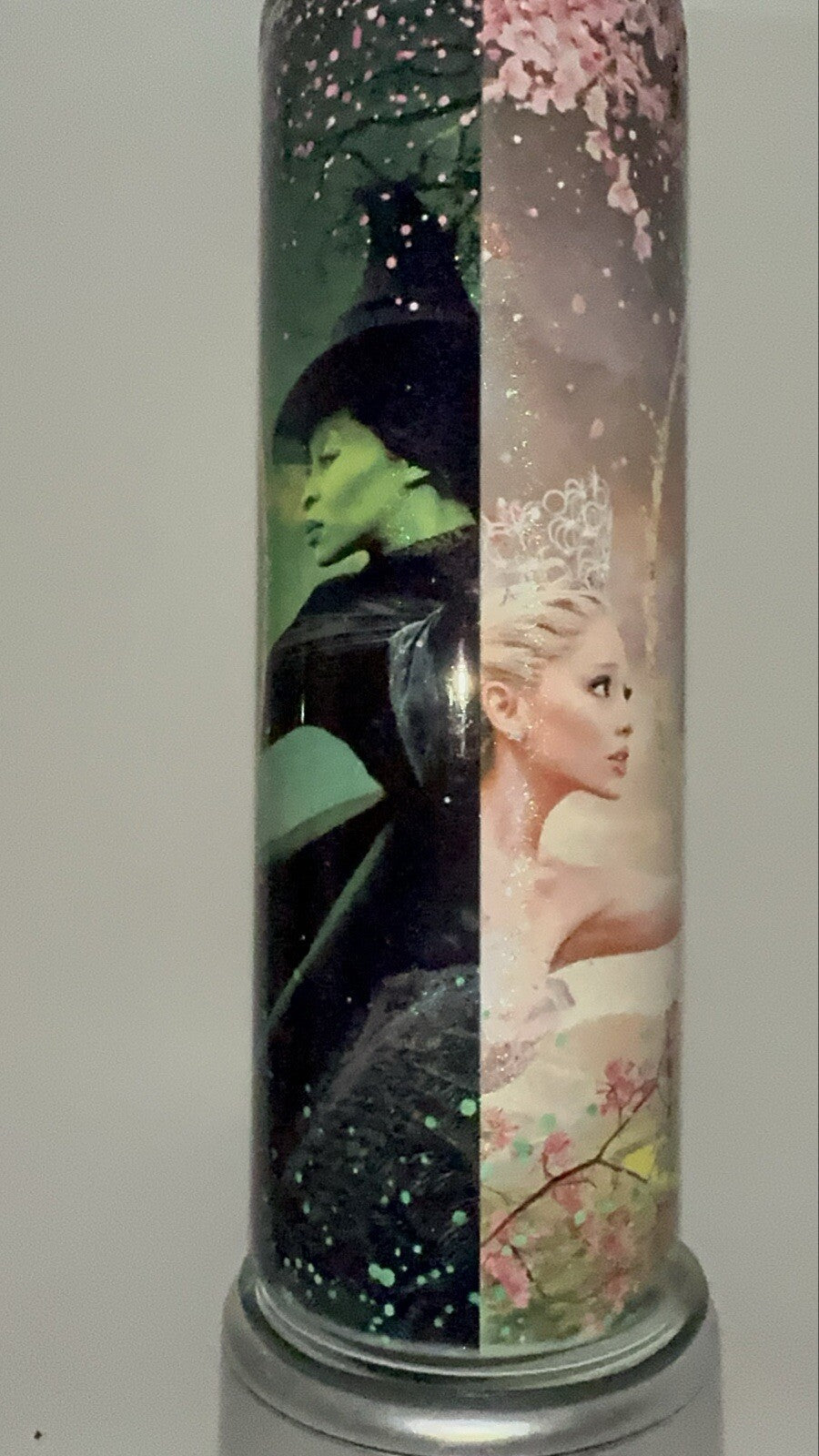 Wicked Movie HOLOGRAPHIC Elphaba Galinda 20 oz tumbler