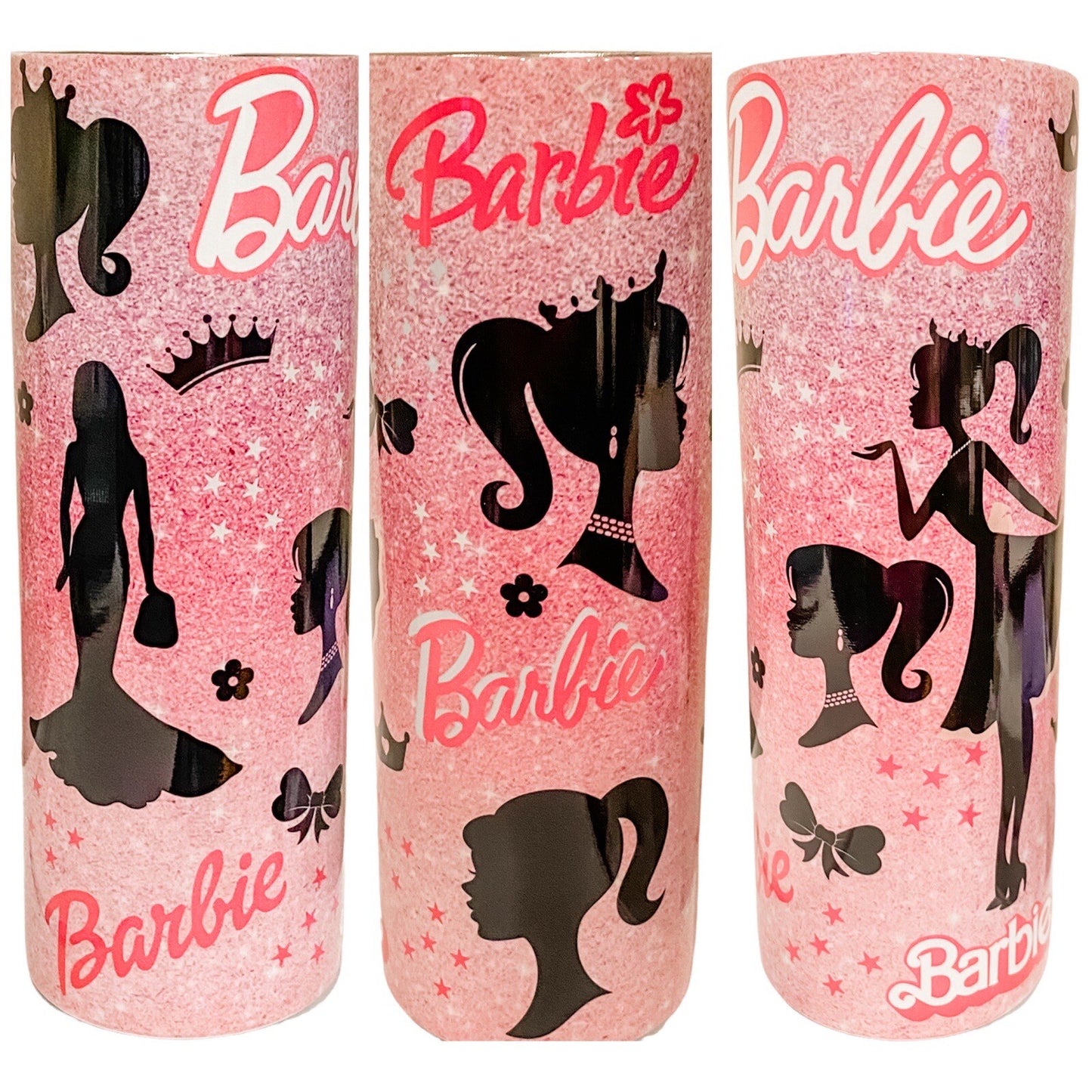 Barbie Retro Vintage Inspired tumbler 20 o  HOT or COLD water bottle