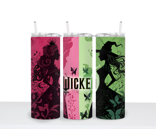 Wicked inspired Movie tumbler hot & cold water bottle