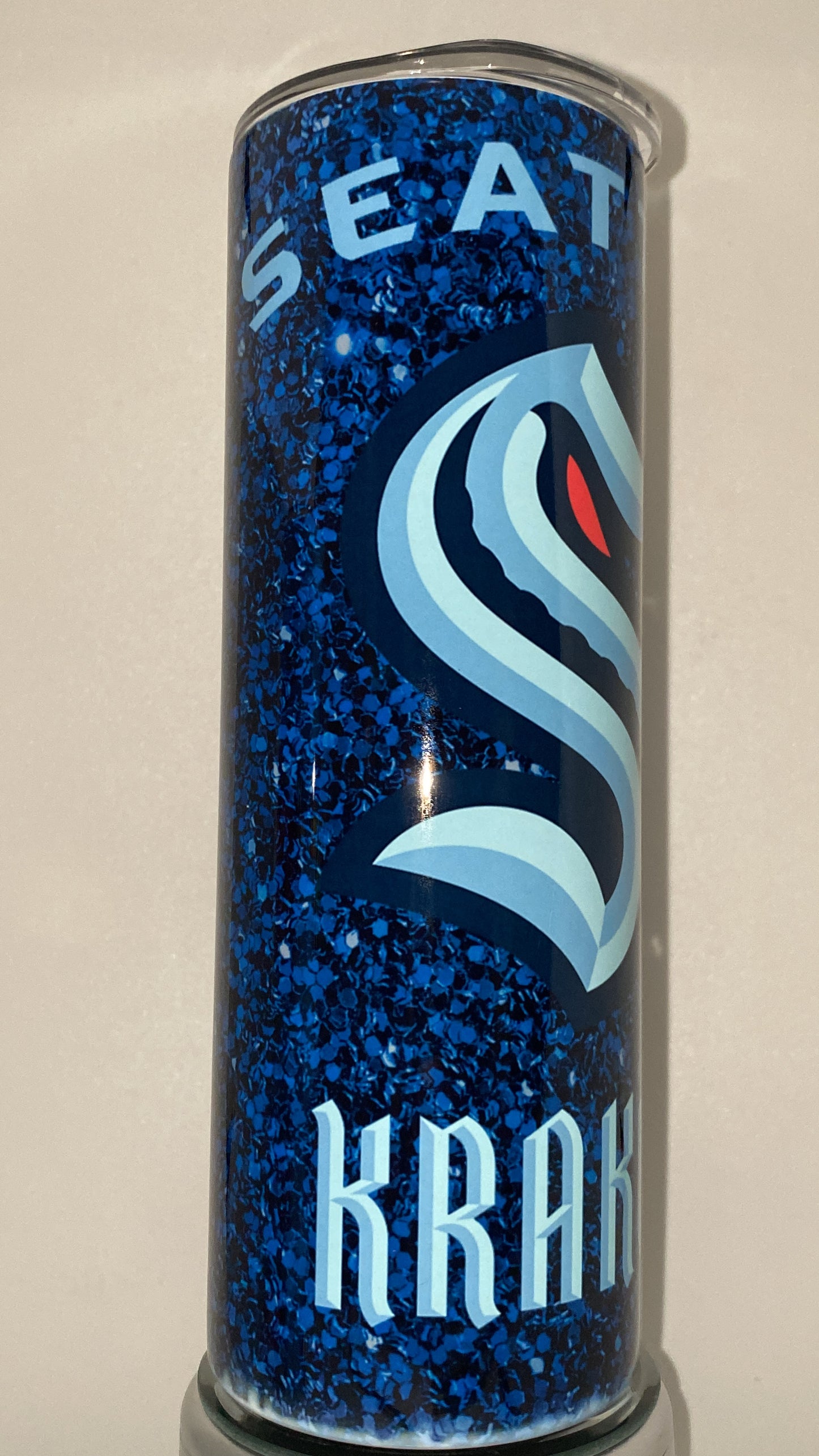 Seattle Kraken Tumbler 20 oz Straight NHL Hockey Drinking Cup Double Insulated