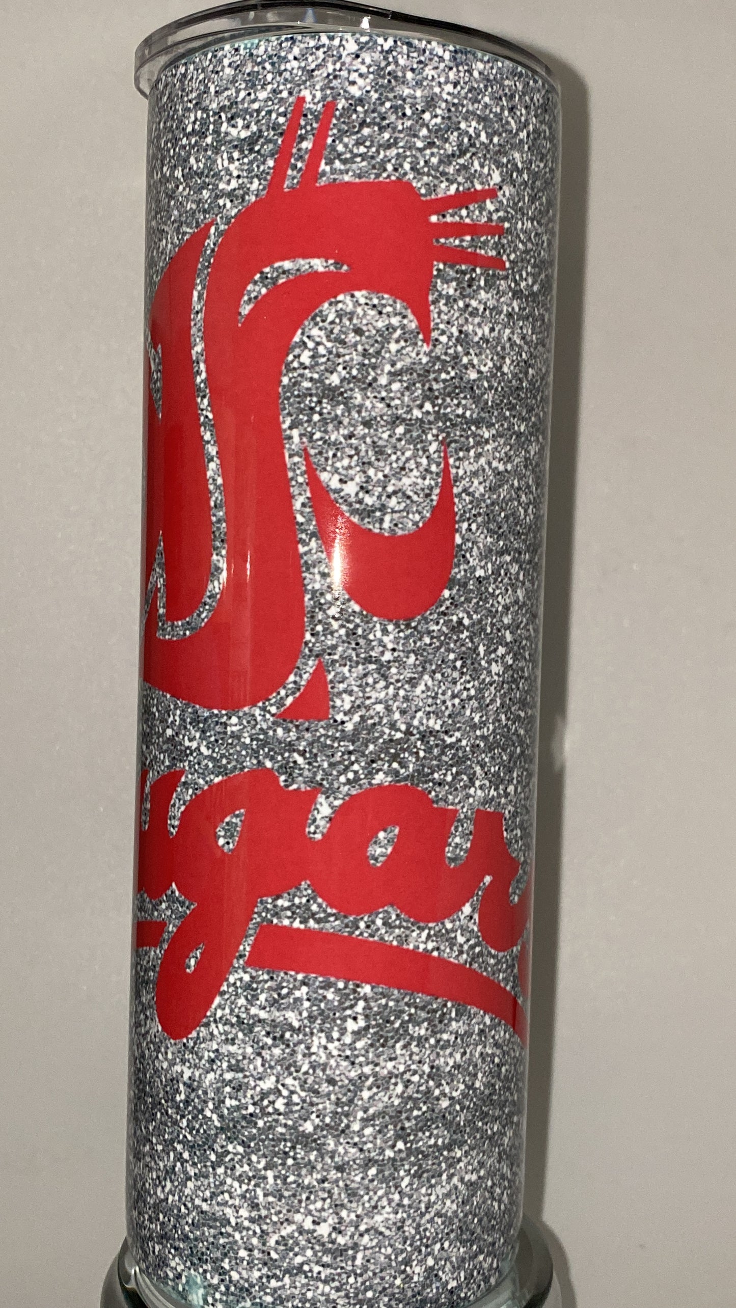 WSU Cougars Inspired Tumbler Washington State University Drinking Cup