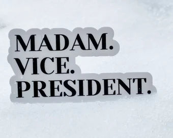 Madame Vice President Kamala Harris Fashion sticker Decal