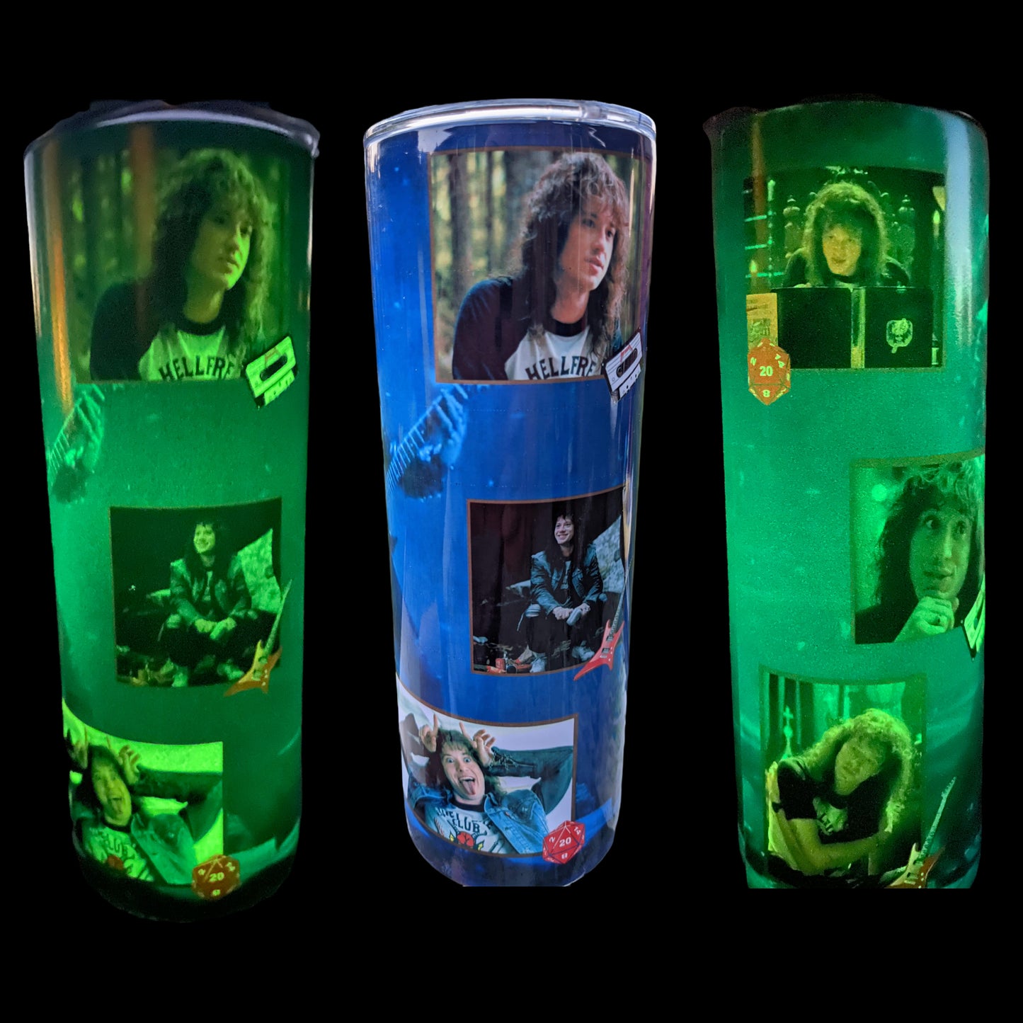 Stranger Things GLOW in the Dark Tumbler Gift 20 oz Holds HOT & COLD Drinks