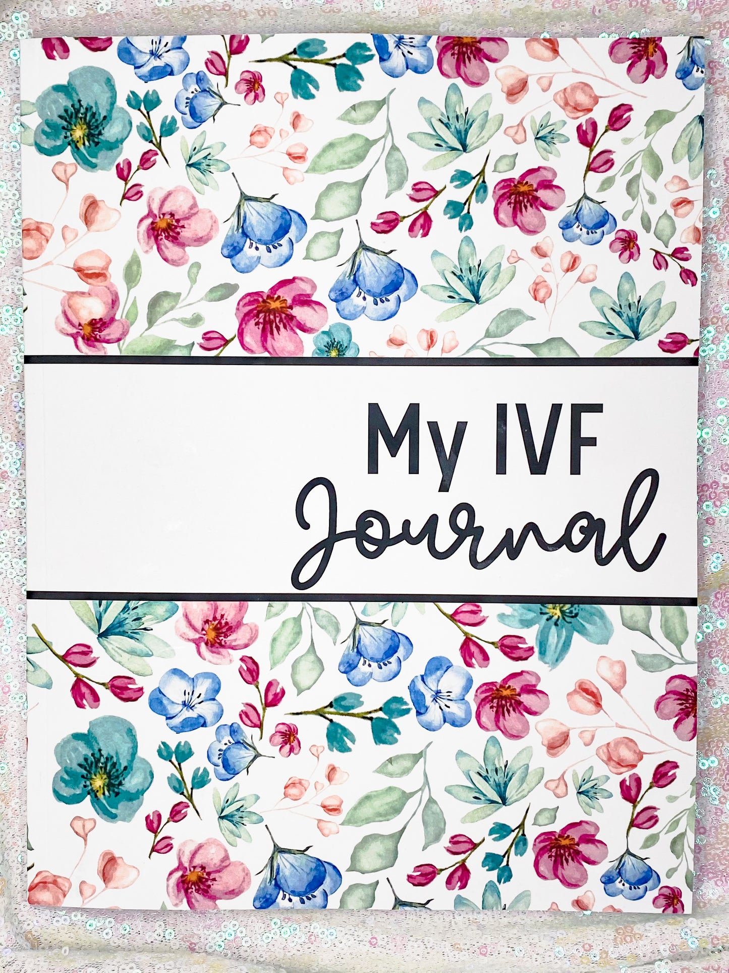 IVF Journal Planner,B&W Complete Ivf Diary, Organize Your In Vitro Fertilization TTC Journey, Medication, Expense, Mood, 2 Full Journals in One
