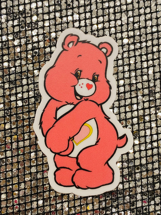 Cheer Bear 80s Care Bear Sticker