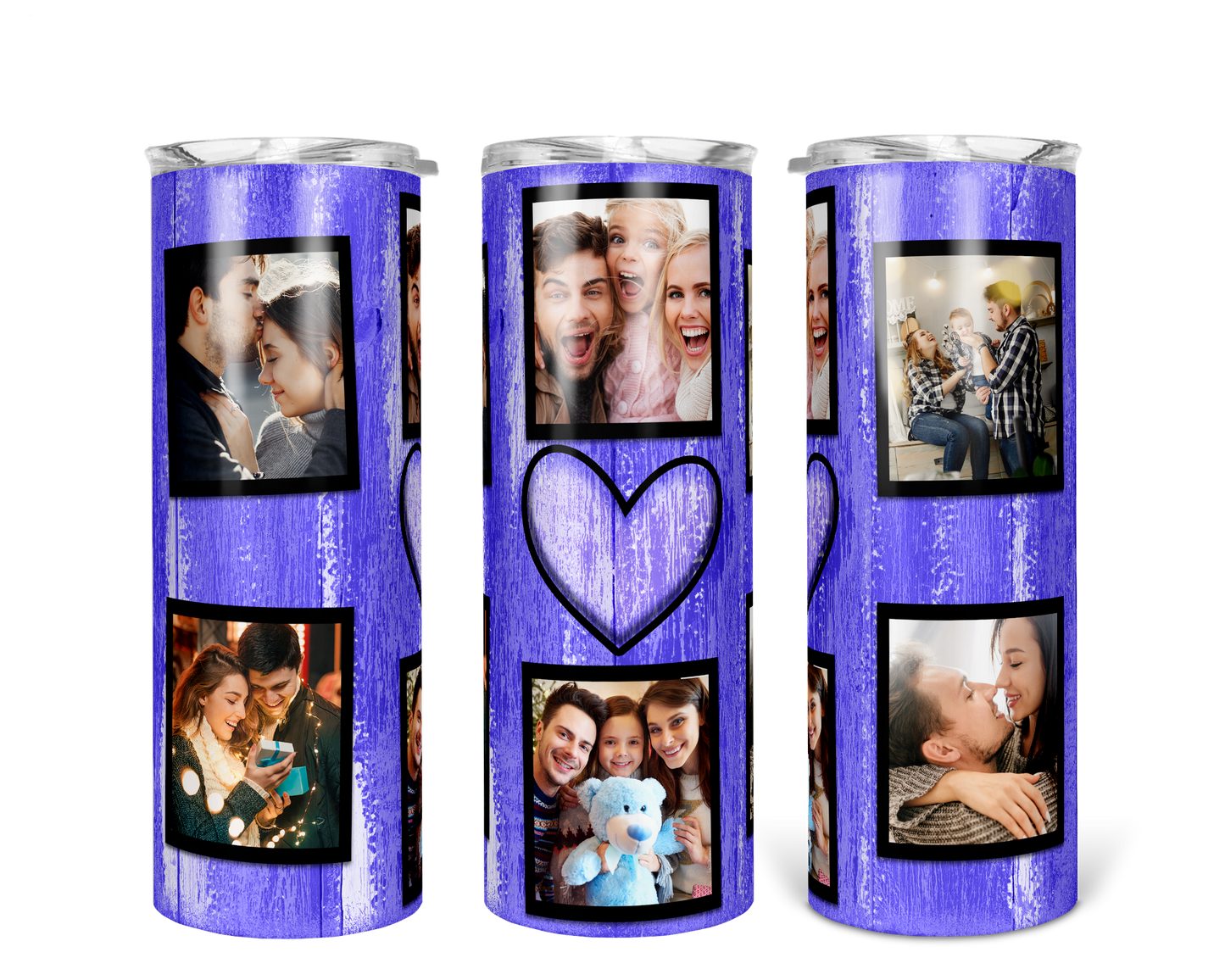 Personalized Picture Frame 20 oz Hot and Cold Double Insulated Drinking Cup