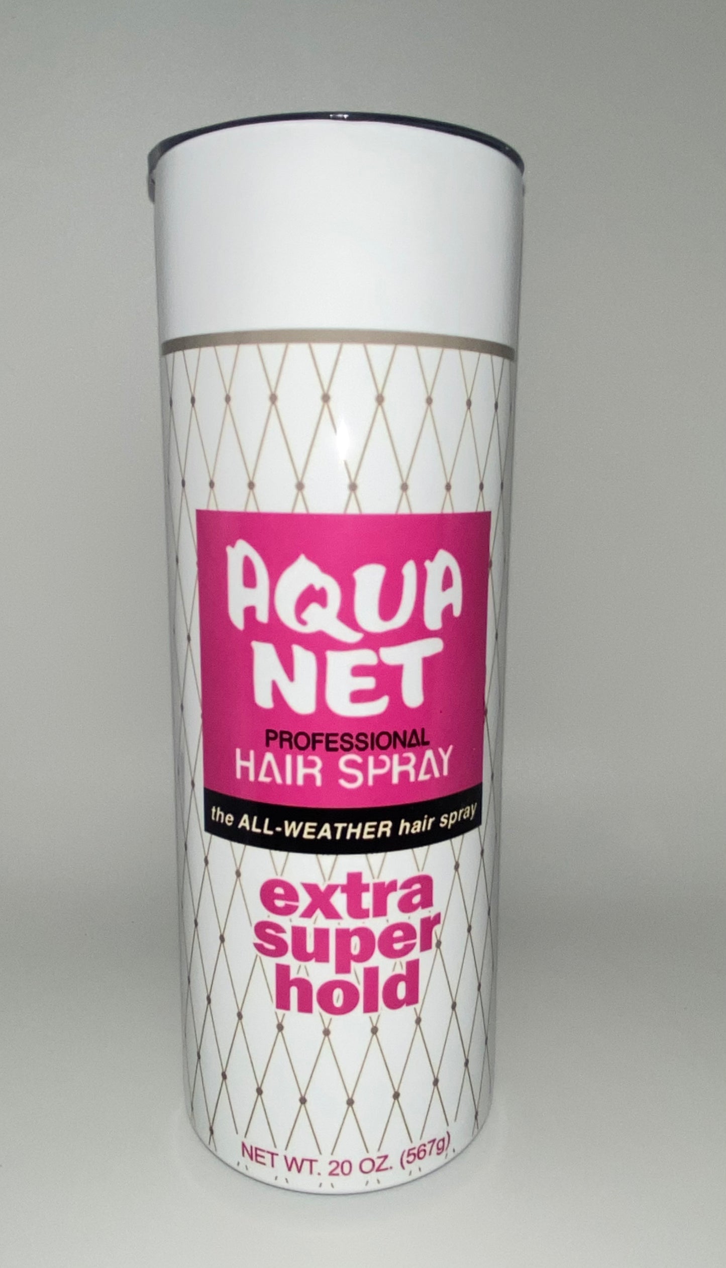 Retro 80s Aqua Net Tumbler for HOT & COLD 80s Nostalgic Inspired Cup